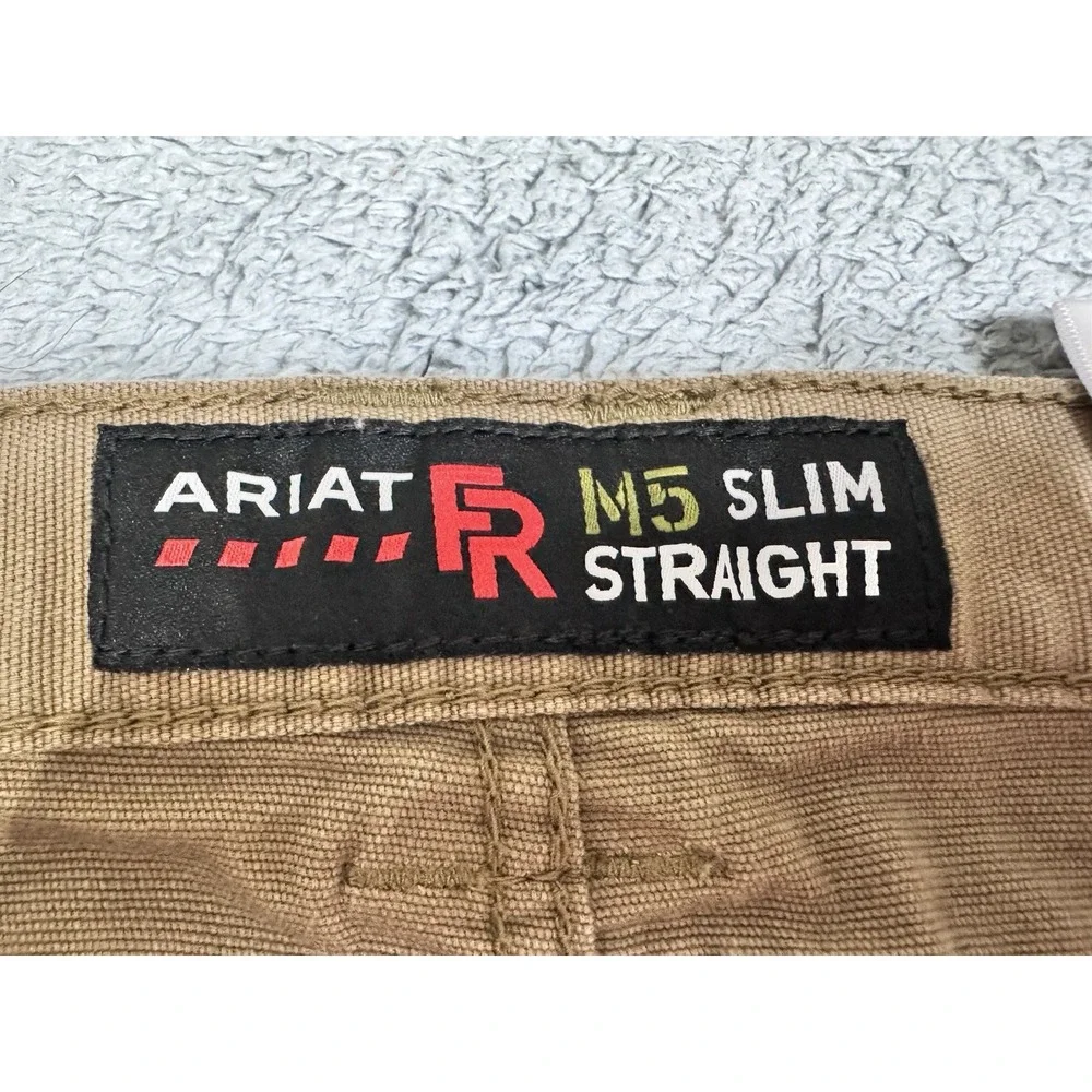 Ariat FR M5 Slim Straight Leg Work Pants Men's 36x35 Flame Resistant *READ
